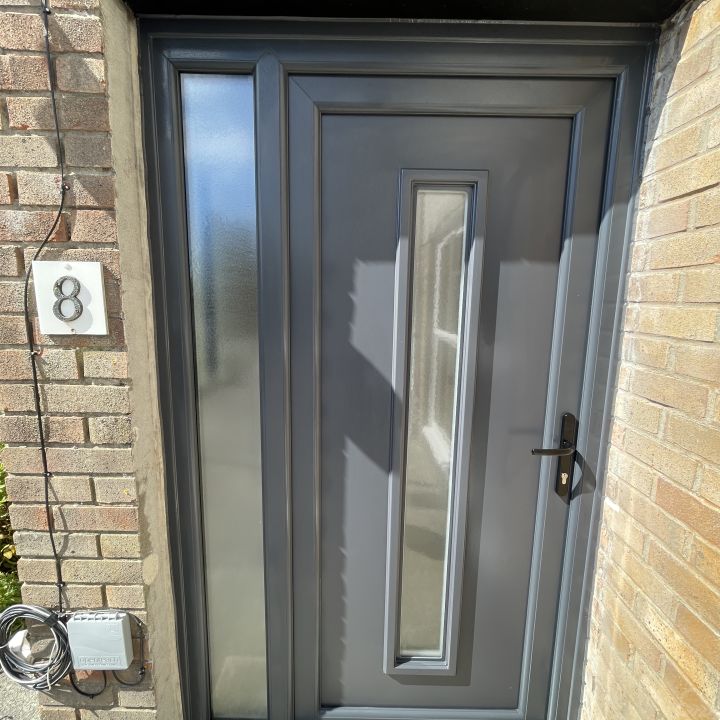 Anthracite Grey front door