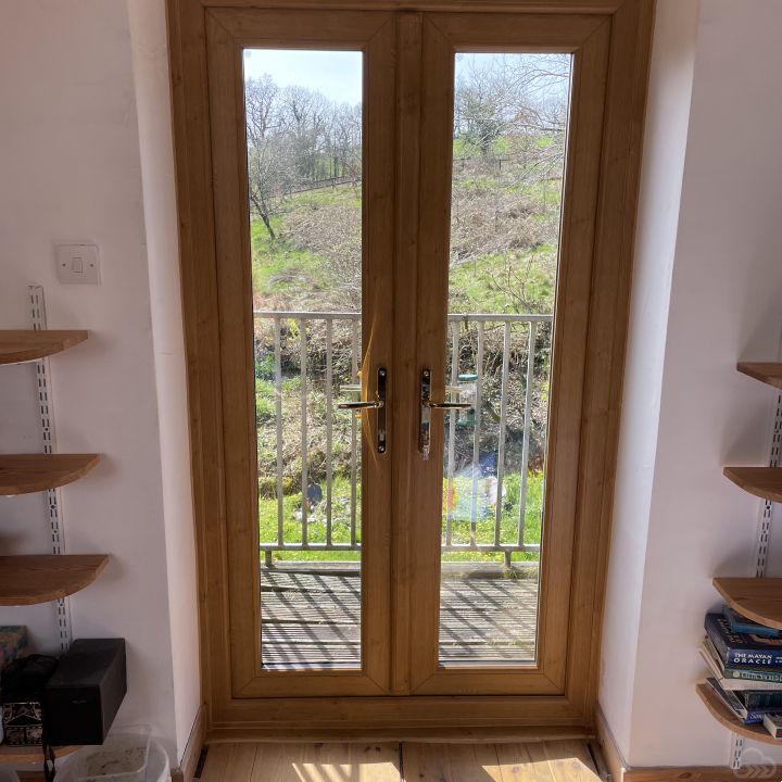 French doors in Irish Oak