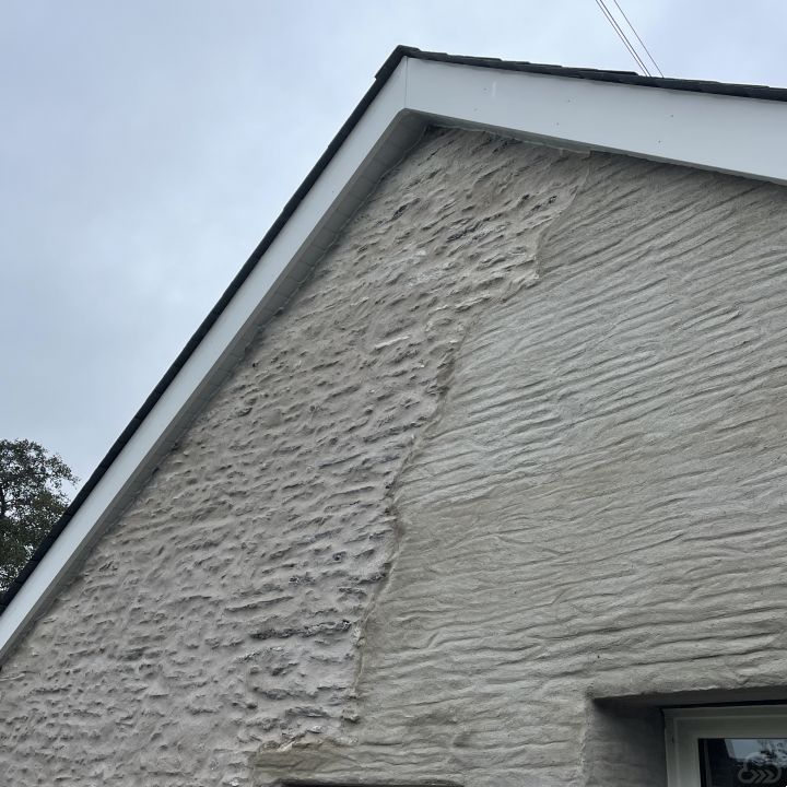 Pine end soffit and Facia