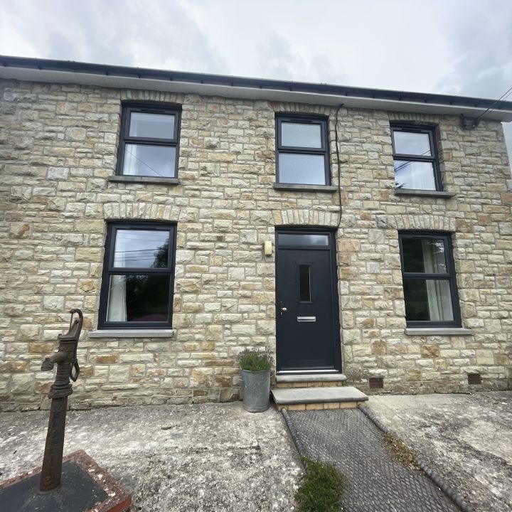 Anthracite grey windows and door